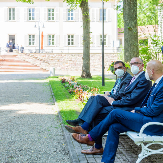 Der bayerische Gesundheitsminister Klaus Holetschek stattete am 11. Juni dem Kurhaus Hotel Bad Bocklet einen Besuch ab.